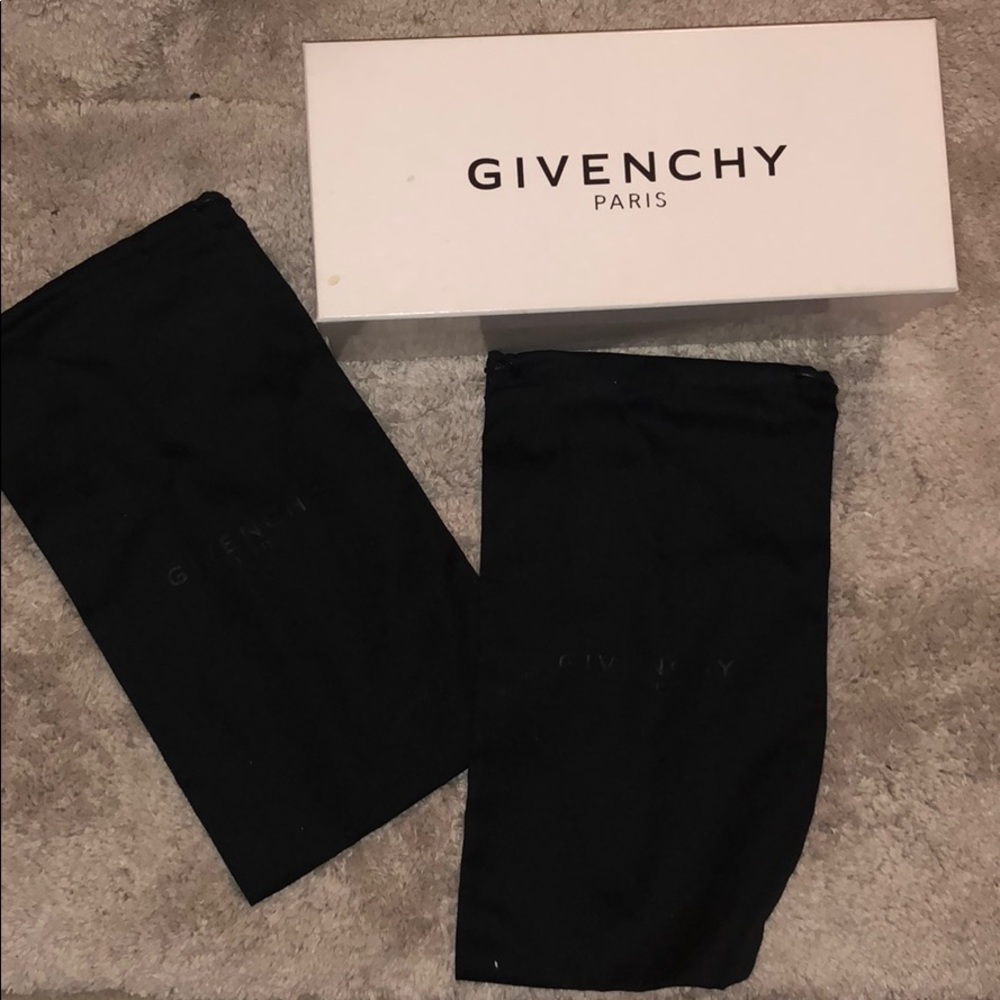 Givenchy shoe box and dust bags